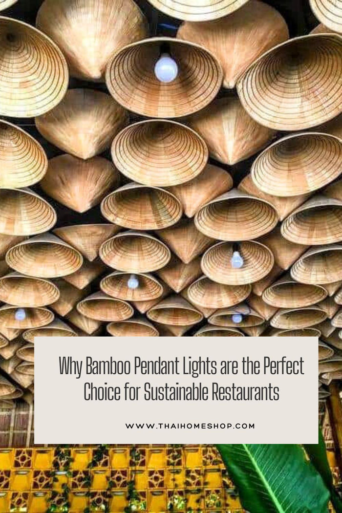 Warum Bambus-Pendelleuchten die perfekte Wahl für nachhaltige Restaurants sind