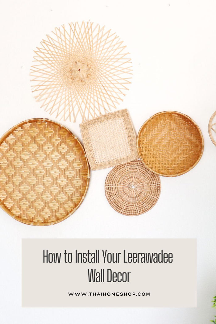 Cómo instalar la decoración de pared Leerawadee
