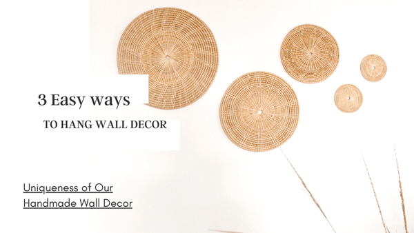 How to Hang a Wall Basket - 3 Easy Ways to Hang Our THAIHOME Baskets