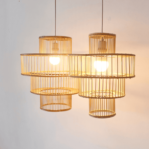 Outdoor Rattan Pendant Light Shades