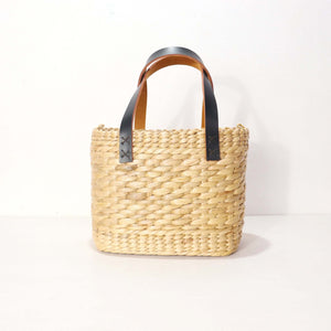 Lalin - Straw Top Handle Bag