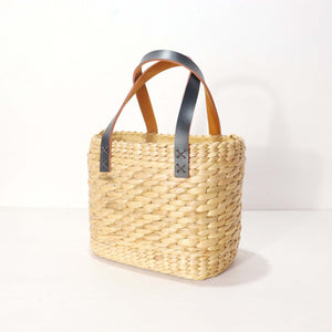Lalin - Straw Top Handle Bag