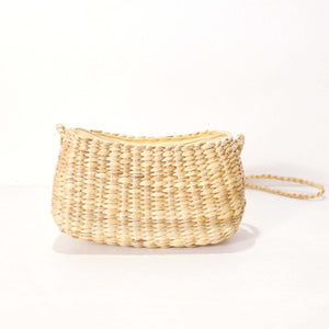 وانالي – حقيبة كروس بودي من القش المنسوج يدوياً