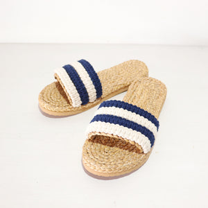 Ranee - Macramé straw shoes