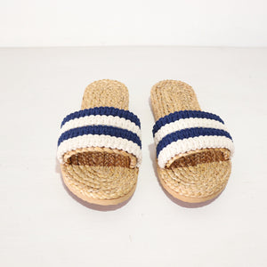 Ranee - Macramé straw shoes