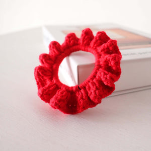 Rode tinten - HAND GEHAAKTE SCRUNCHIES