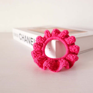 Rode tinten - HAND GEHAAKTE SCRUNCHIES