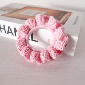 Rode tinten - HAND GEHAAKTE SCRUNCHIES