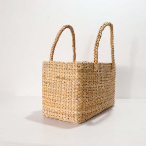 3 Size Straw Basket Bag -  Red