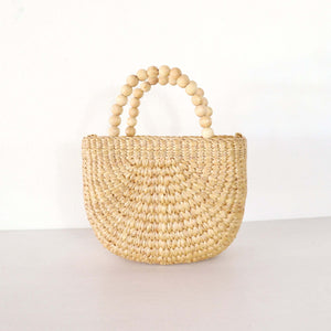 Lanee – Tasche aus Stroh mit Tragegriff oben