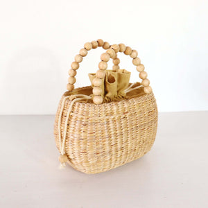 Laranee - Straw Top Handle Bag