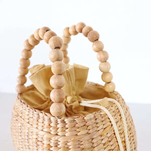 Laranee - Straw Top Handle Bag