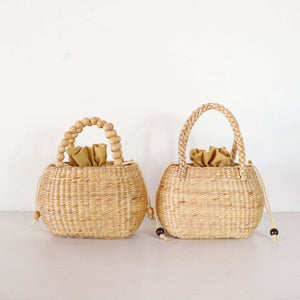Laranee - Straw Top Handle Bag