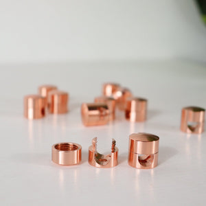 Rose Gold Chandelier Lighting & Cable Organizer Clips