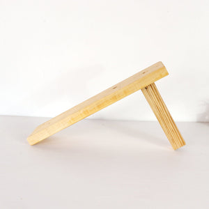 Wall sconce wood base