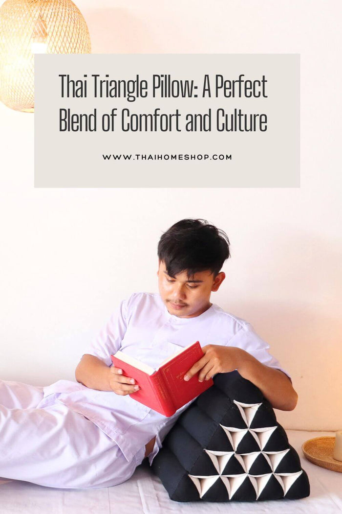 Almohada triangular tailandesa: una combinación perfecta de comodidad y cultura