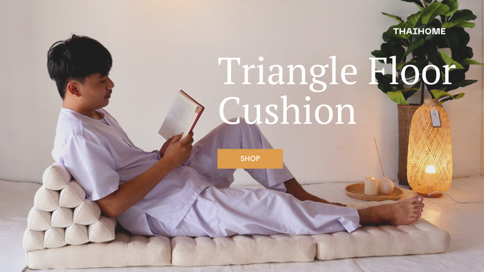 Cojín de suelo triangular de THAIHOME
