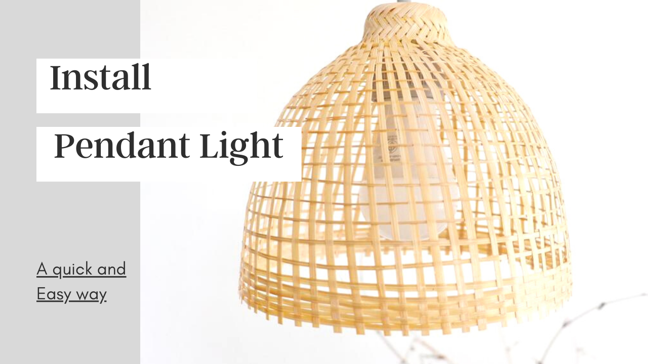 How to install bamboo pendant light chicken coop design by THAIHOME