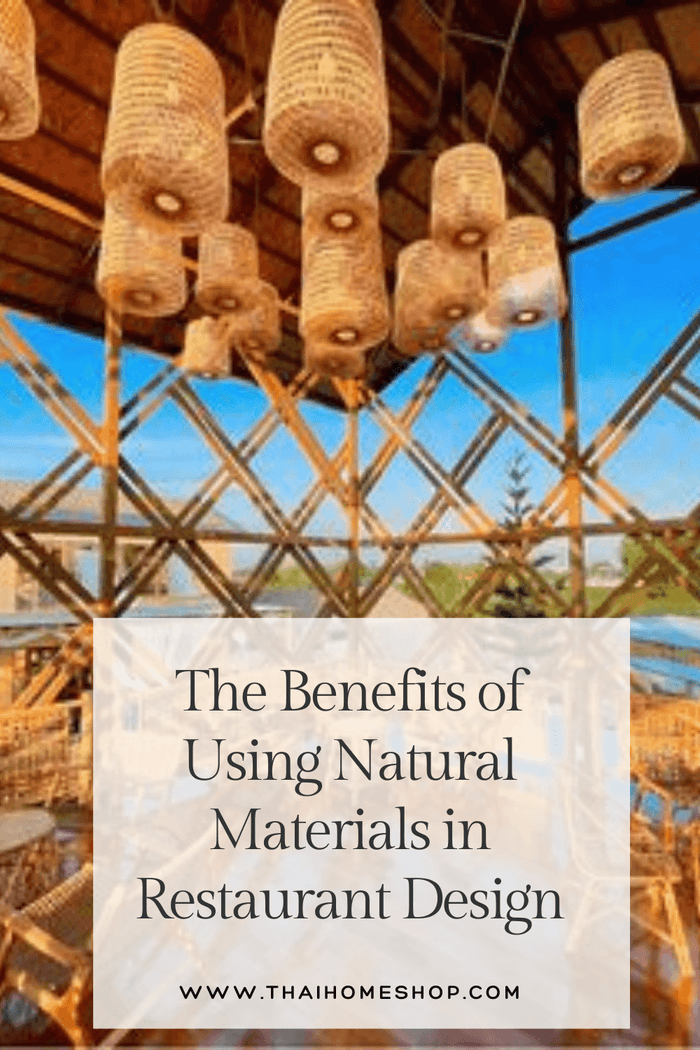 Los beneficios de utilizar materiales naturales en el diseño de restaurantes