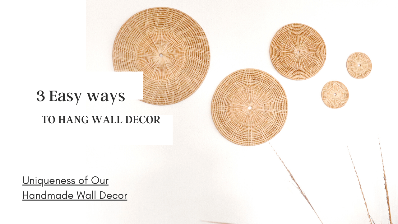 How to Hang a Wall Basket - 3 Easy Ways to Hang Our THAIHOME Baskets