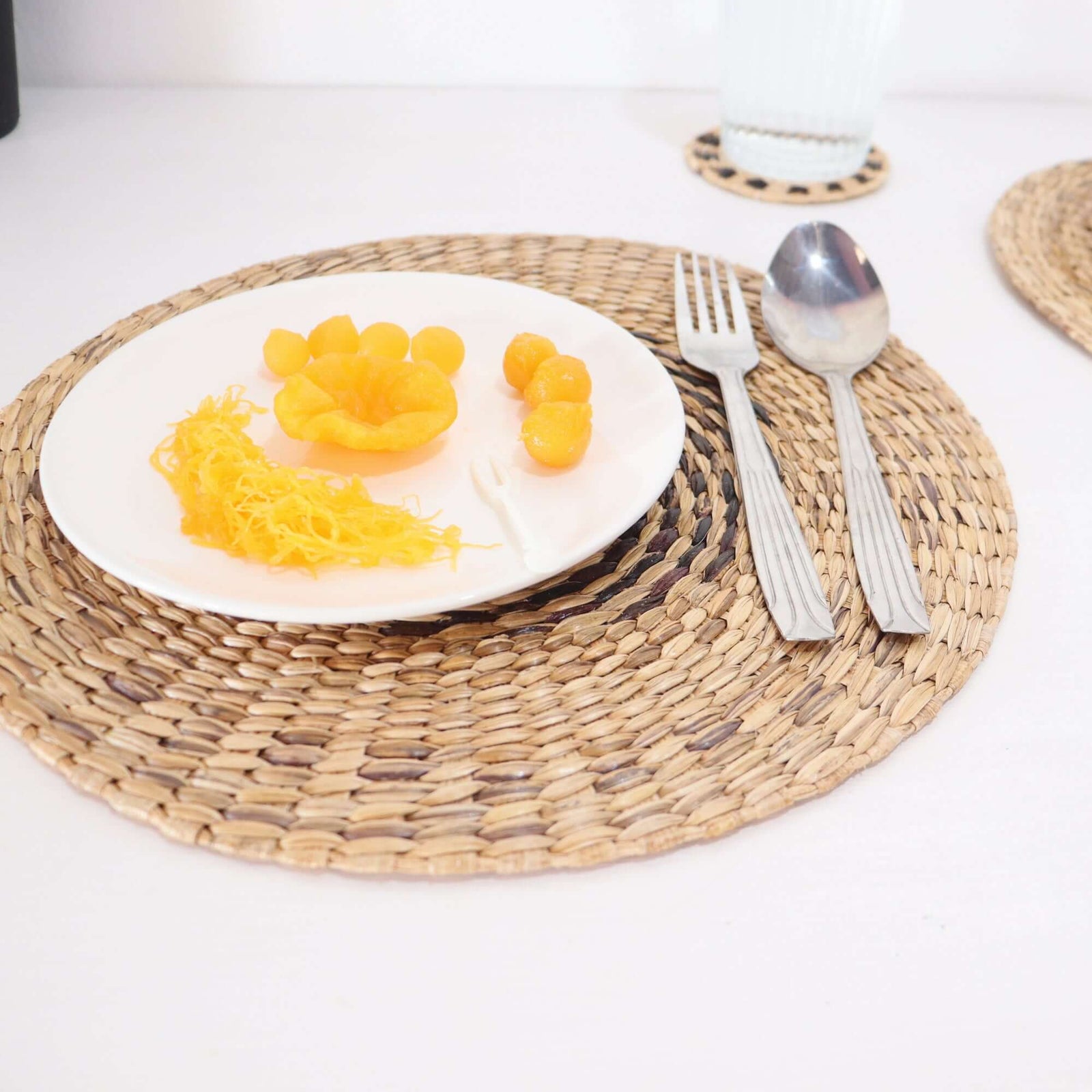 Individuales redondos