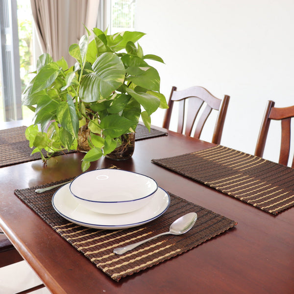 Gewebte Platzsets - Seegras - Korbgeflecht - Rattan