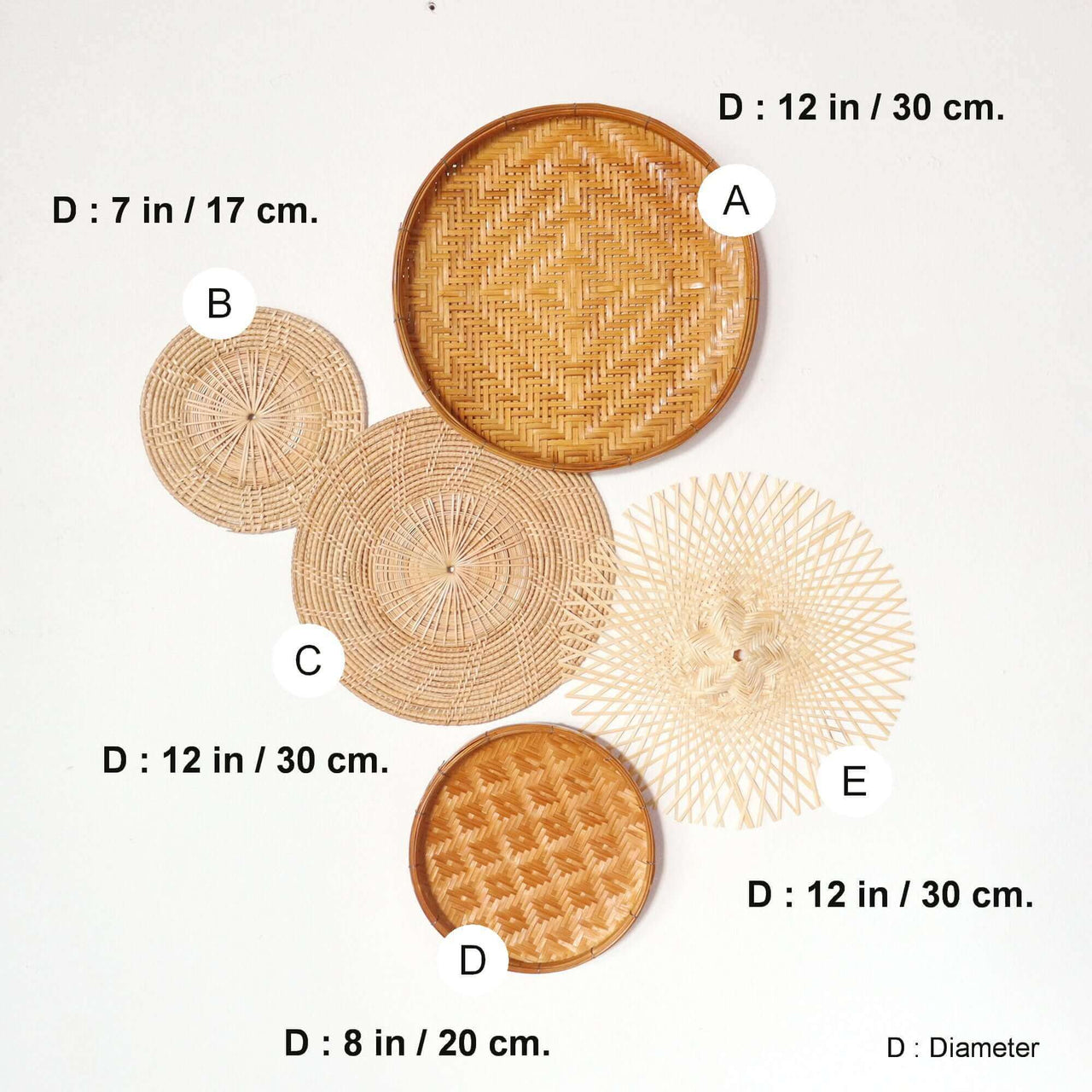 LADAWAN - Wall Décor Set Of 5