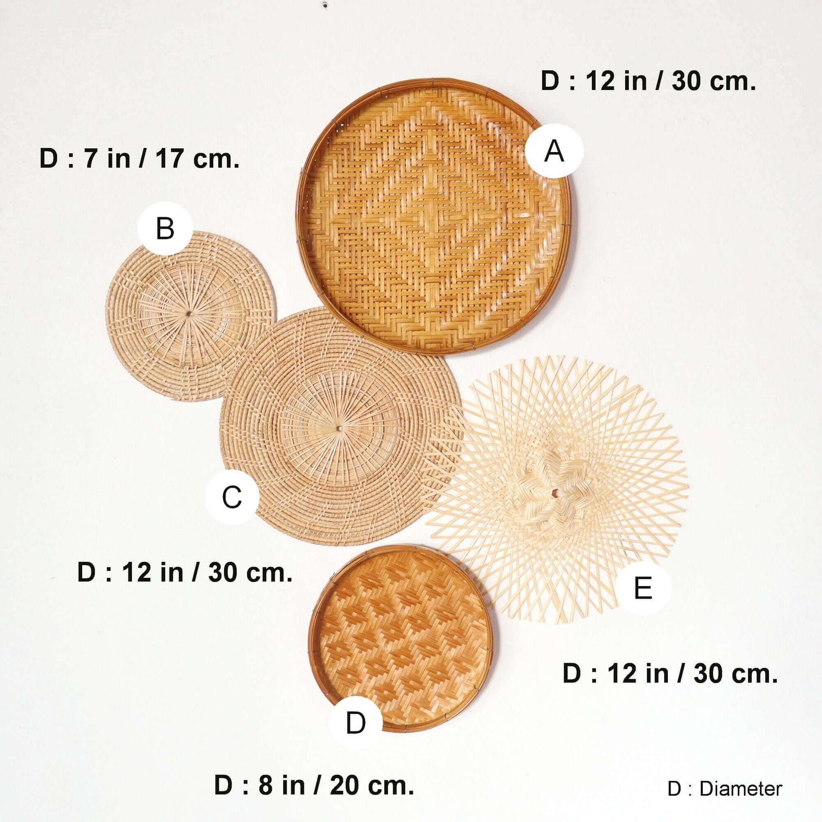 LADAWAN - Wall Décor Set Of 5