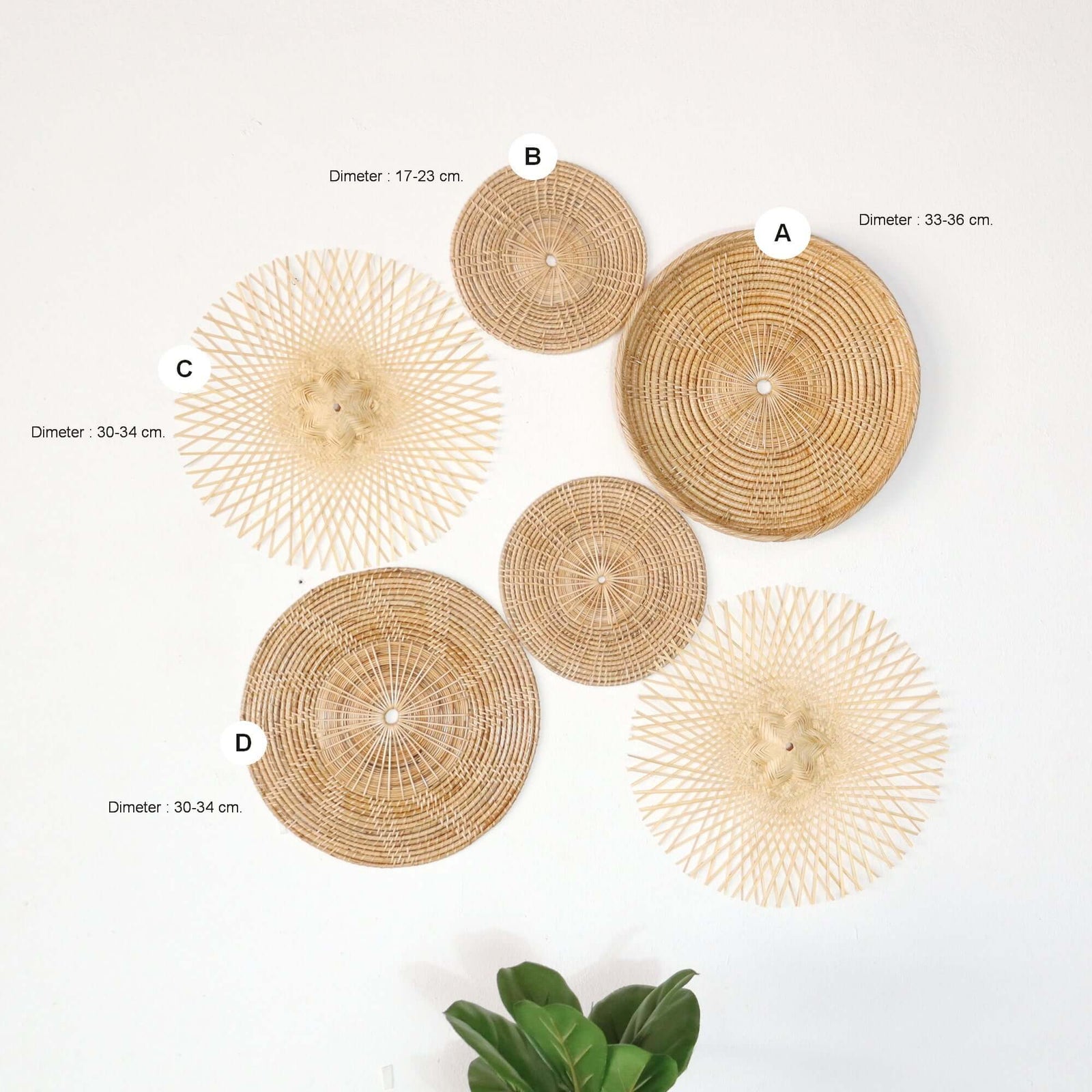 NUN NA RIN - Wall Hanging Art Decor Set