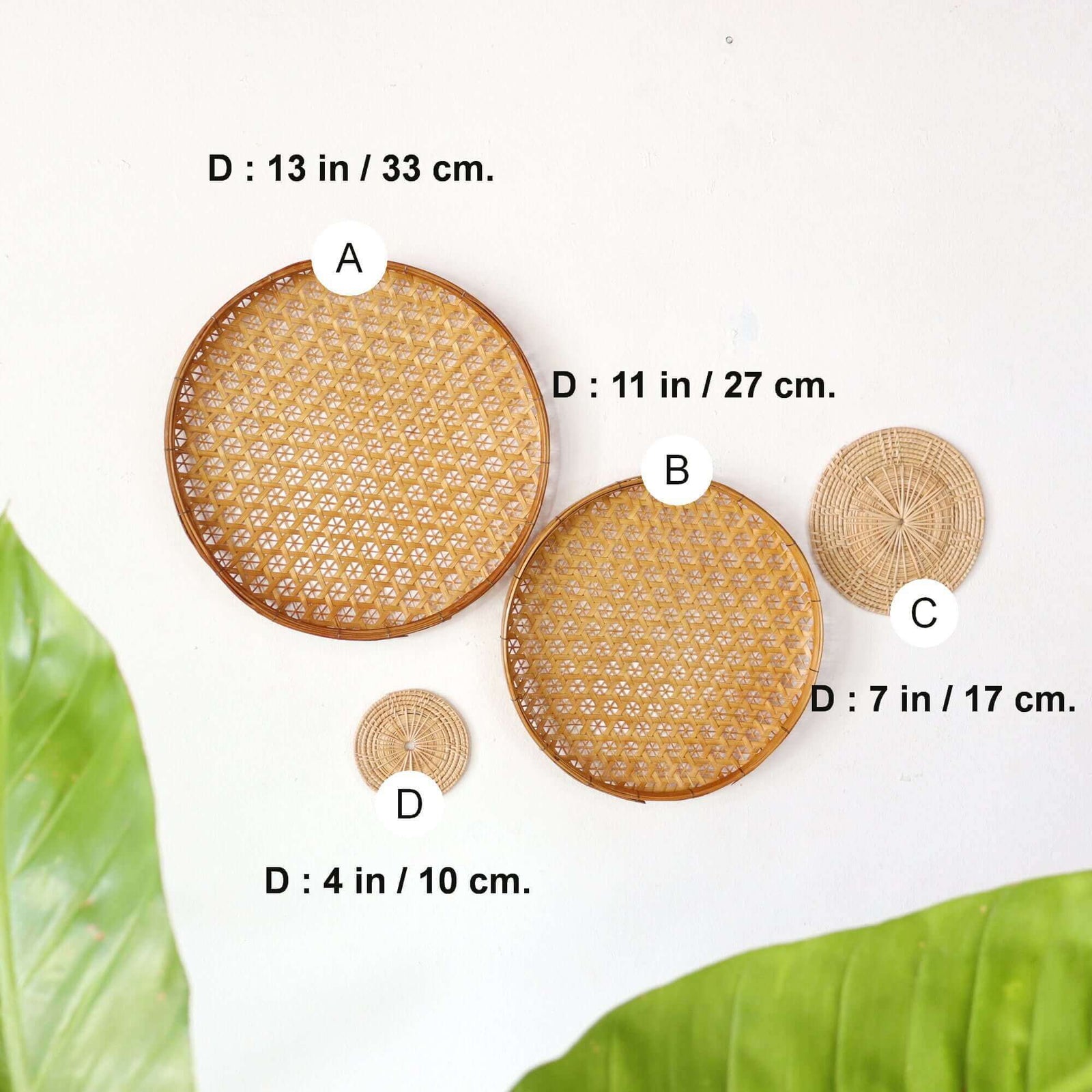 CA SEY - Wall Hanging Art Decor Set 4