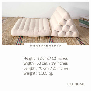 THAIHOME 1 Fold Cushion KAN YA PAK - Thai Triangle Cushion (1 fold )
