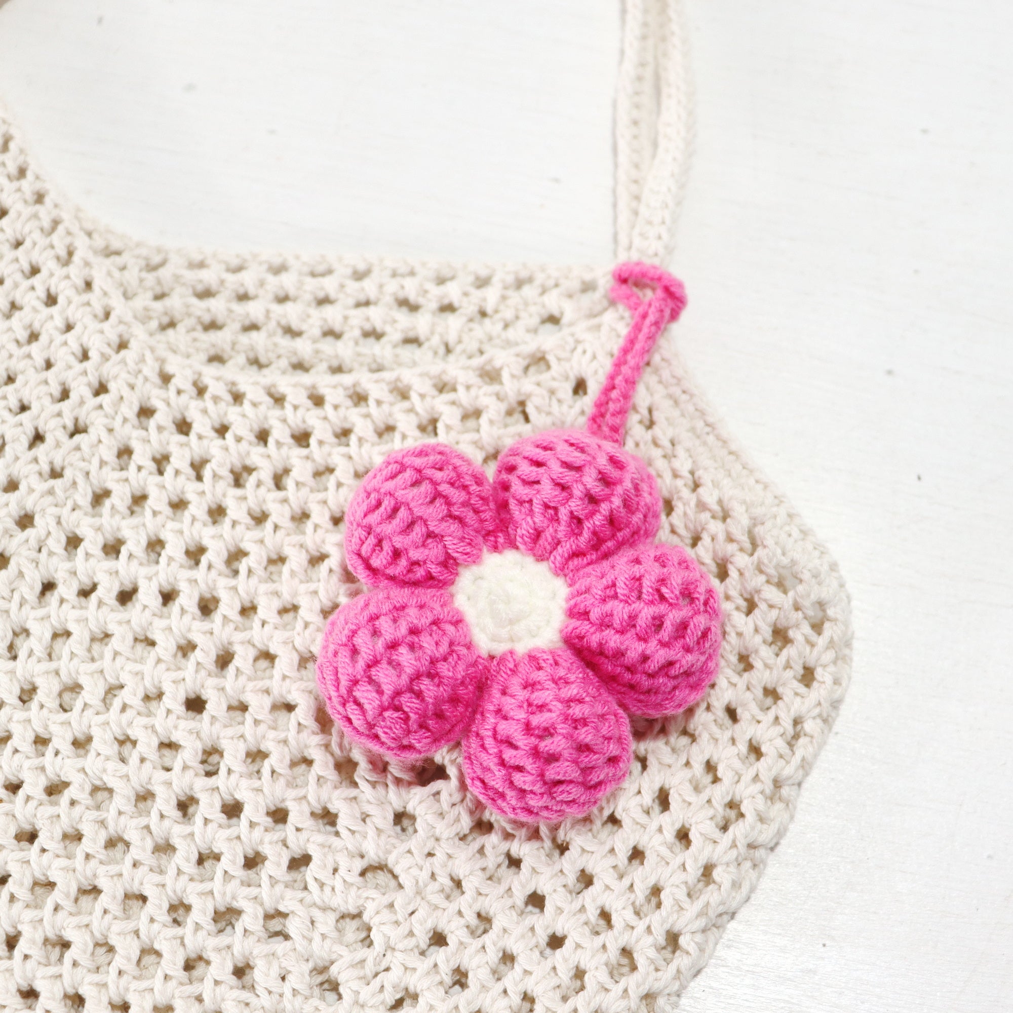 Charm para bolso - Flor