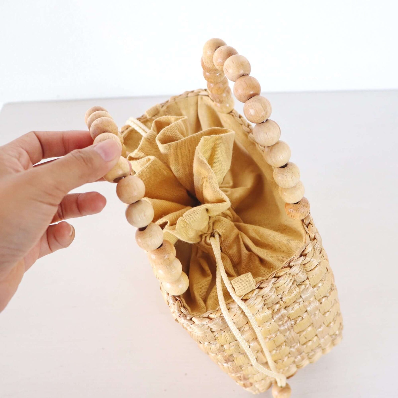 Ratsame - Bolso De Paja Con Asa Superior