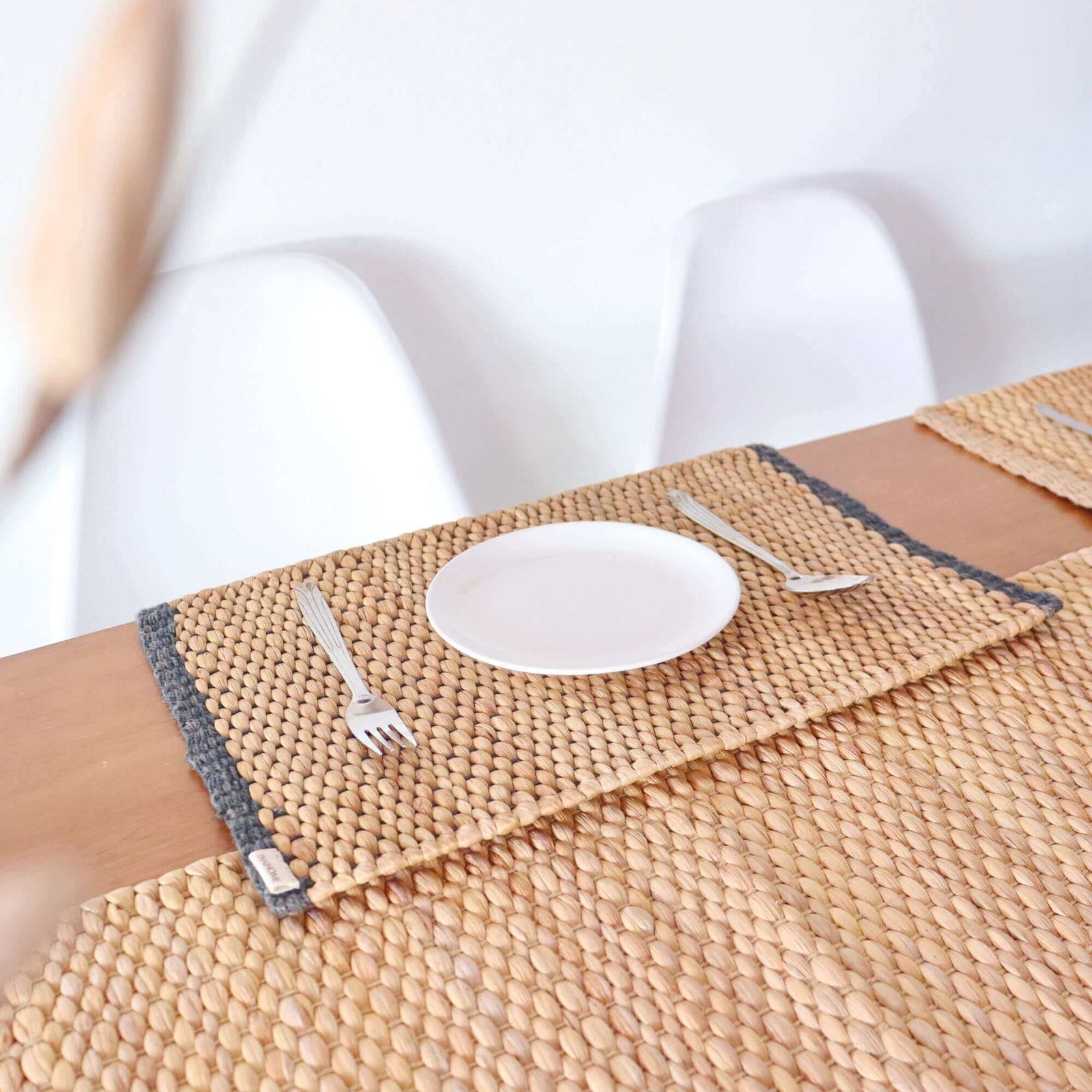 RA SI TA - Woven Boho Placemats (Dark Blue)