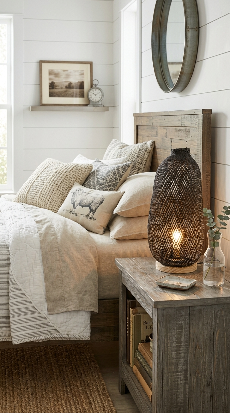 Close-up of the handwoven bamboo texture on the A DA table lamp shade