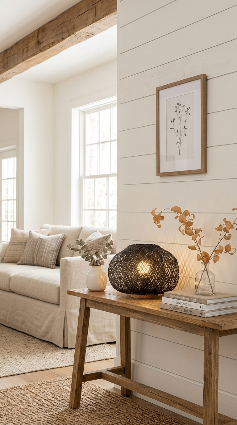 A RA WAN Boho Table Lamp (Black)