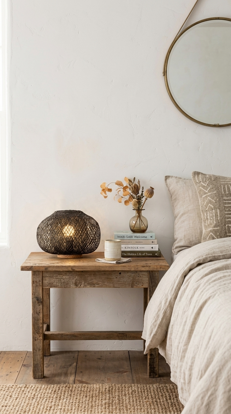 A RA WAN - Boho Tischlampe (Schwarz)