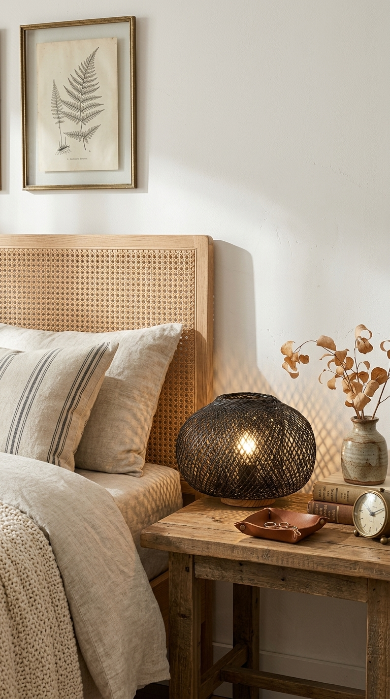 A RA WAN Boho Table Lamp (Black)