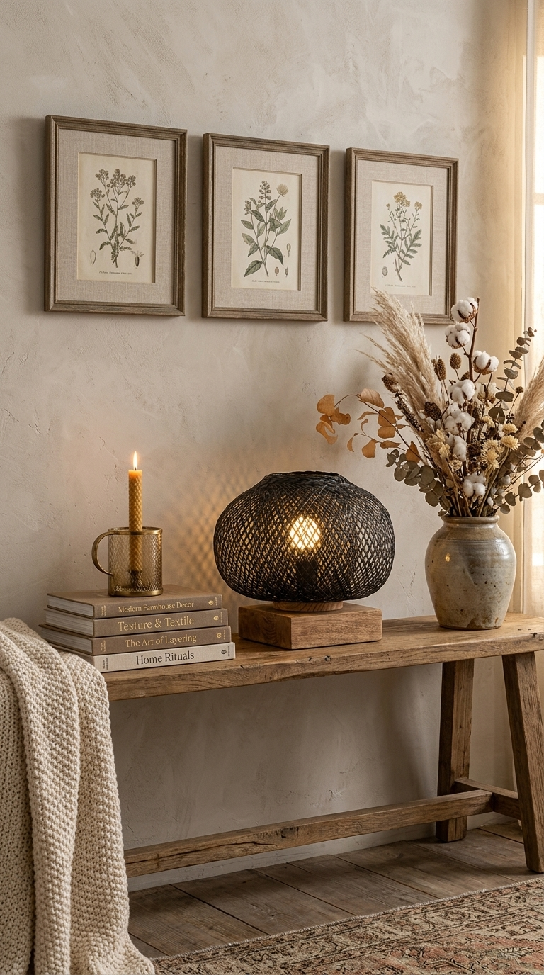 A RA WAN Boho Table Lamp (Black)