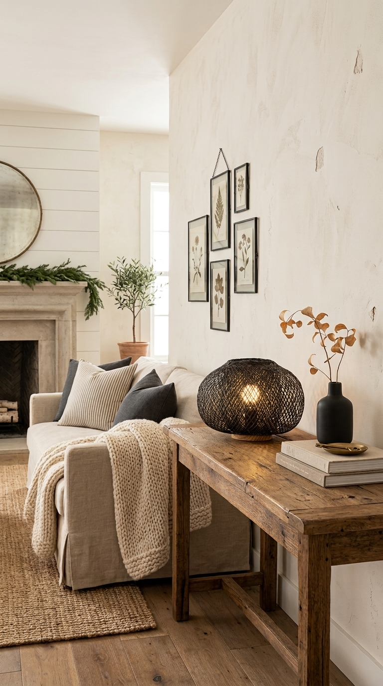 A RA WAN Boho Table Lamp (Black)
