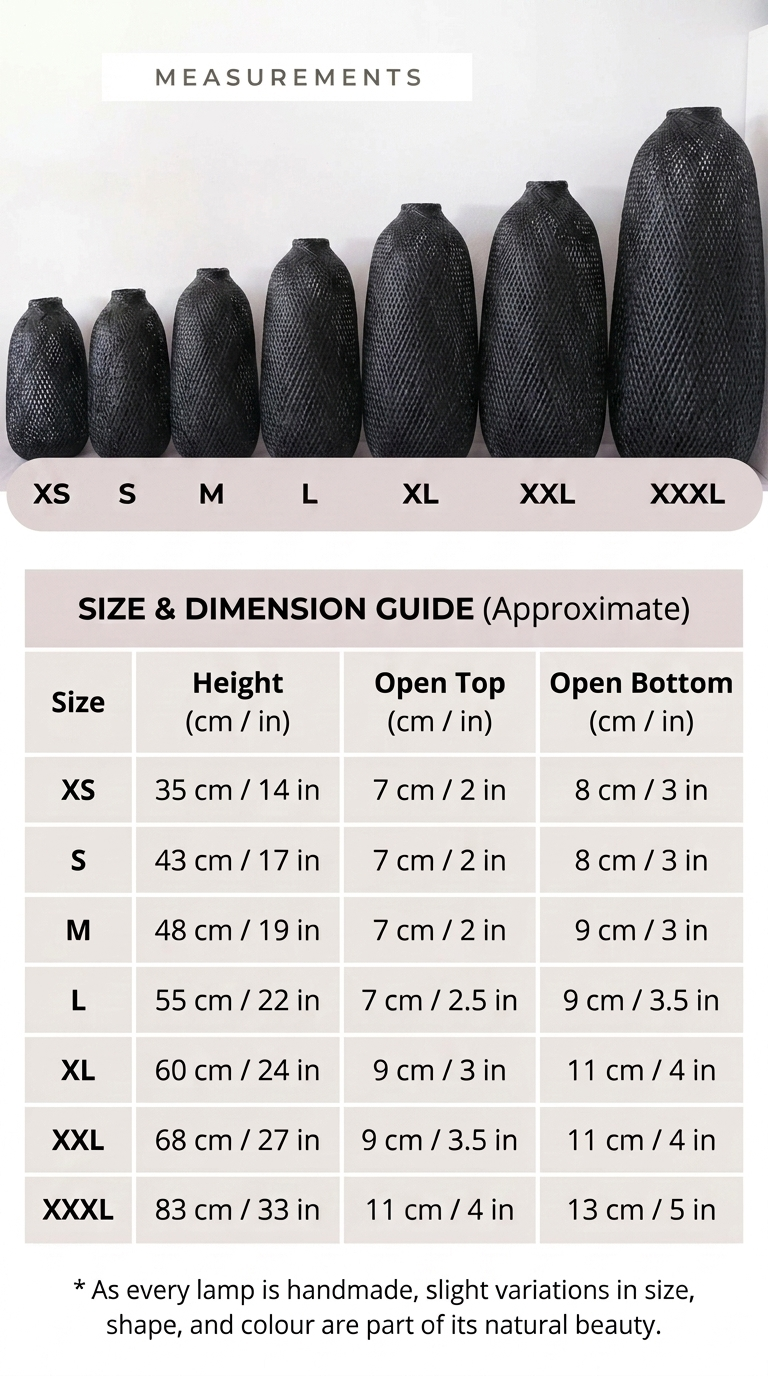 A WA RA -Lámpara de pie Boho (negro)