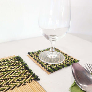 BE LIN DA - Woven Boho Placemats (Set of 4)