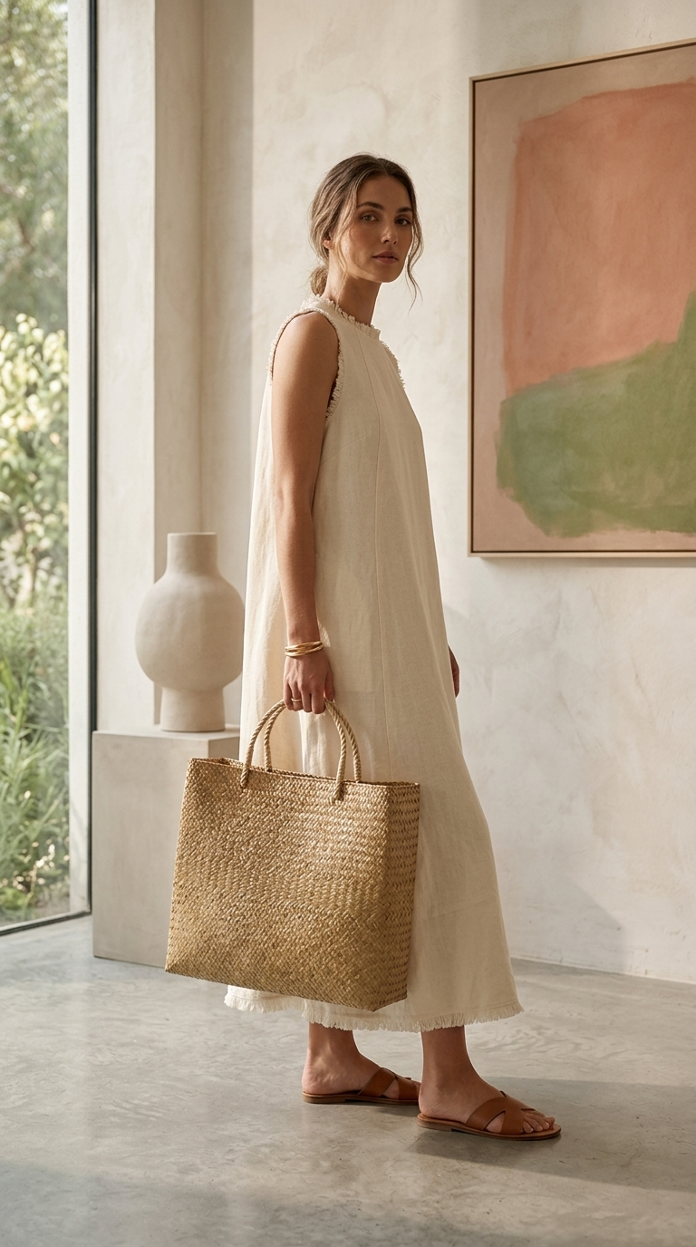 CHANIKA - French Straw Basket Bag
