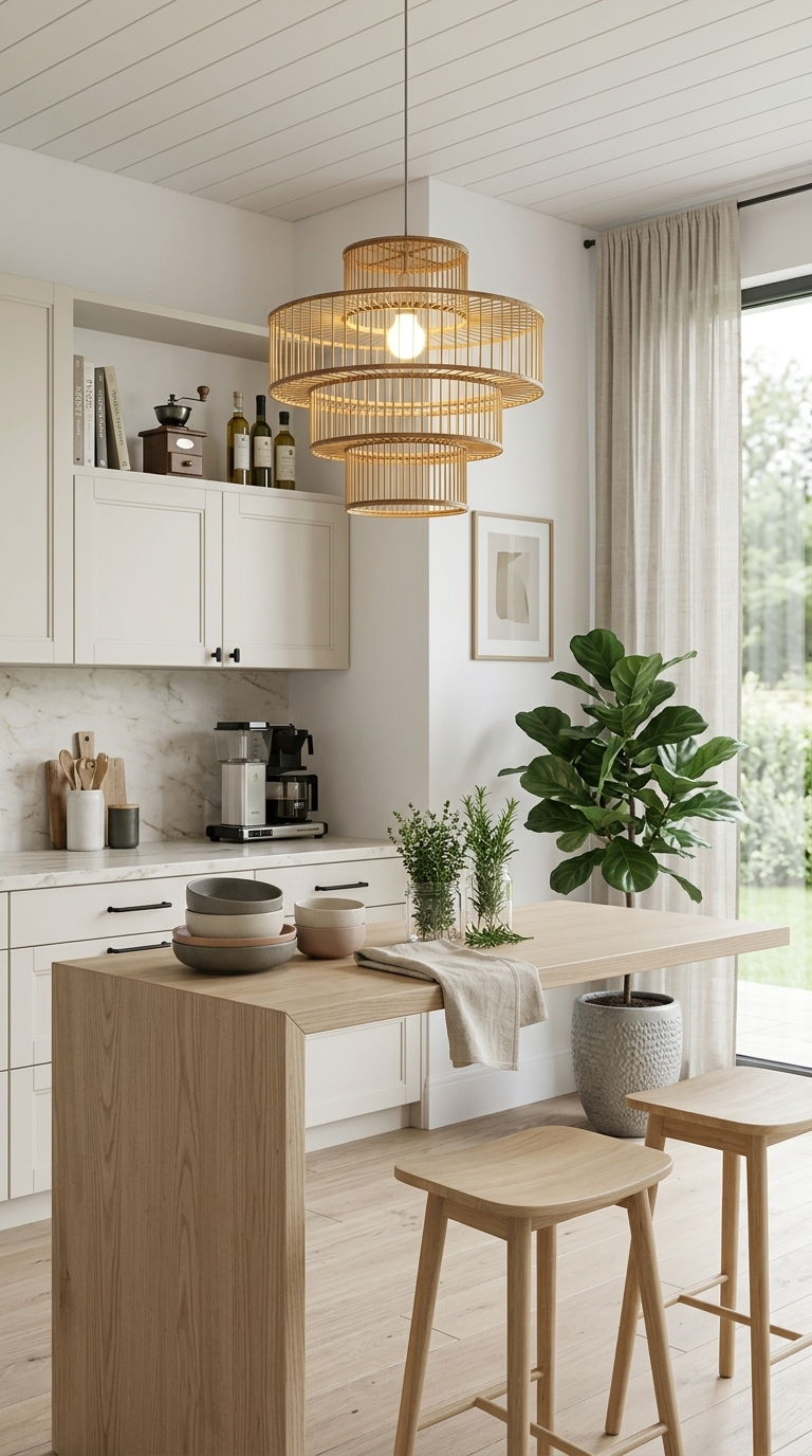 CHA NI TA - Rattan Pendant Light (16-20 Inches)