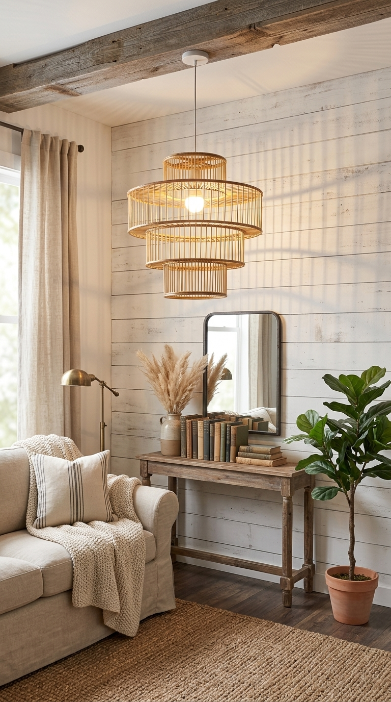 CHA NI TA - Rattan Pendant Light (16-20 Inches)