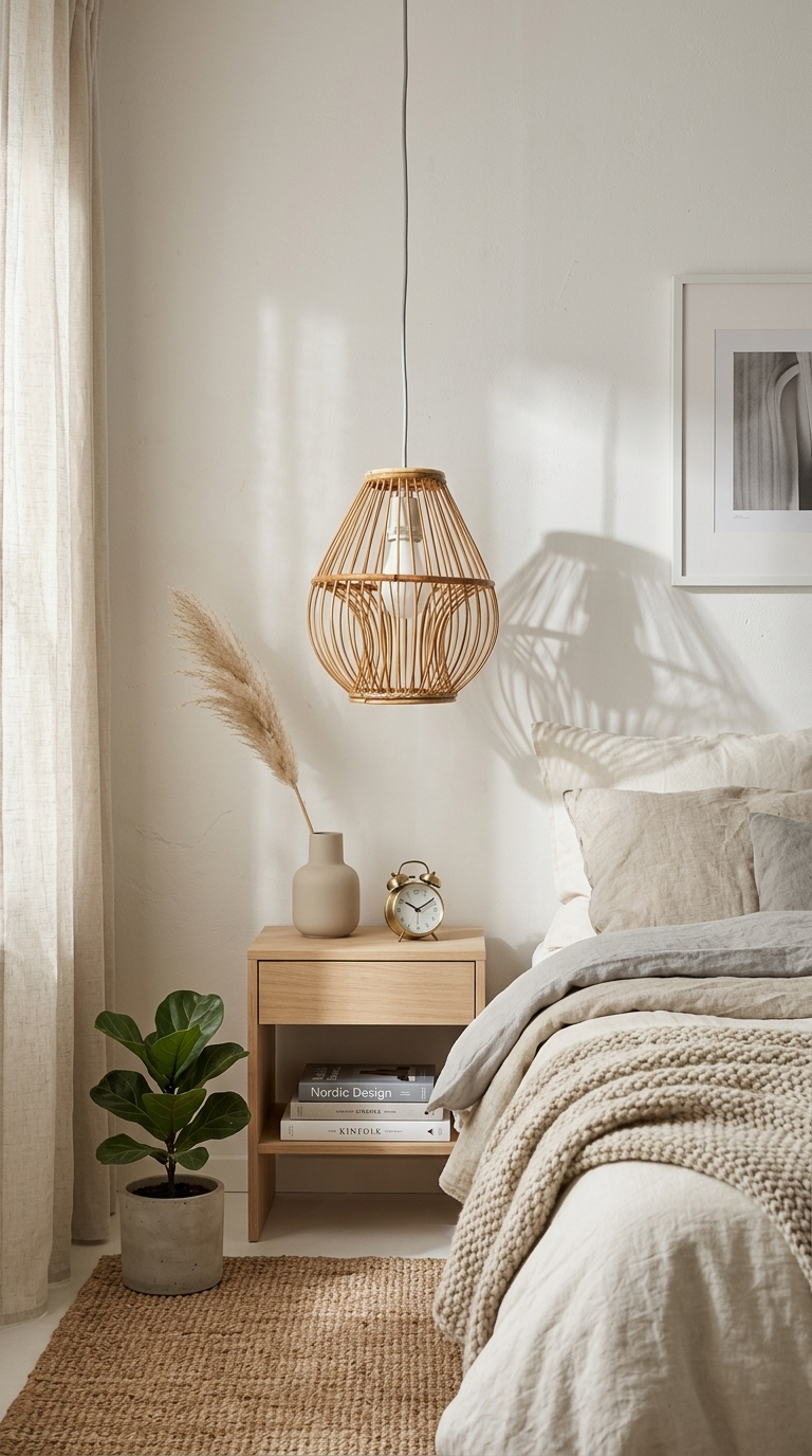 Bamboo & Rattan Pendant Light - CHA NAI