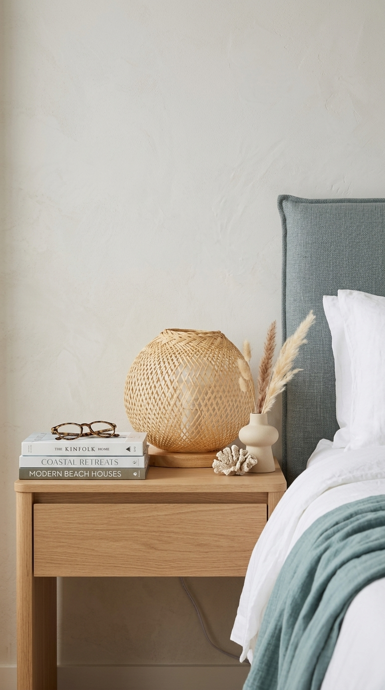 CHI NA Bamboo Weaving Table Lamp
