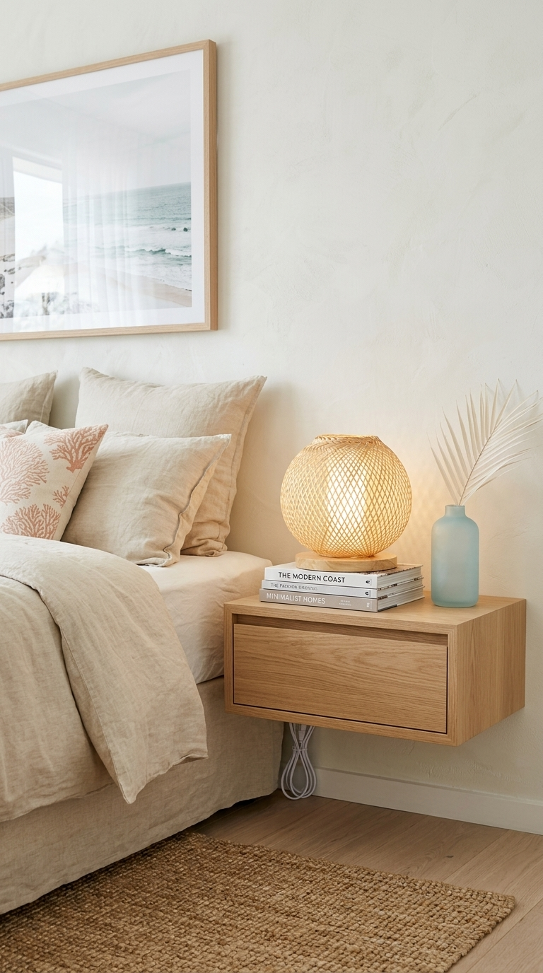 CHI NA Bamboo Weaving Table Lamp