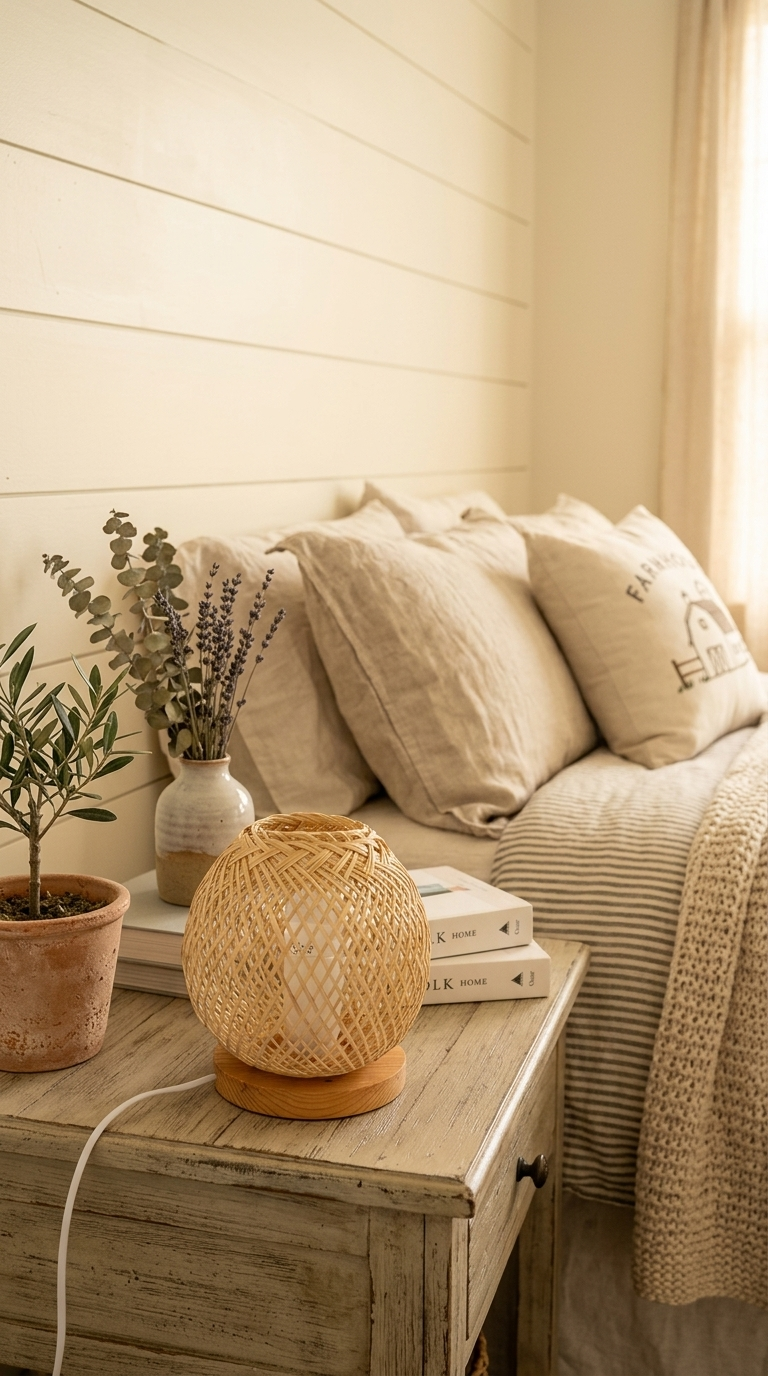 Bambus-Boho-Tischlampe – CHI NA