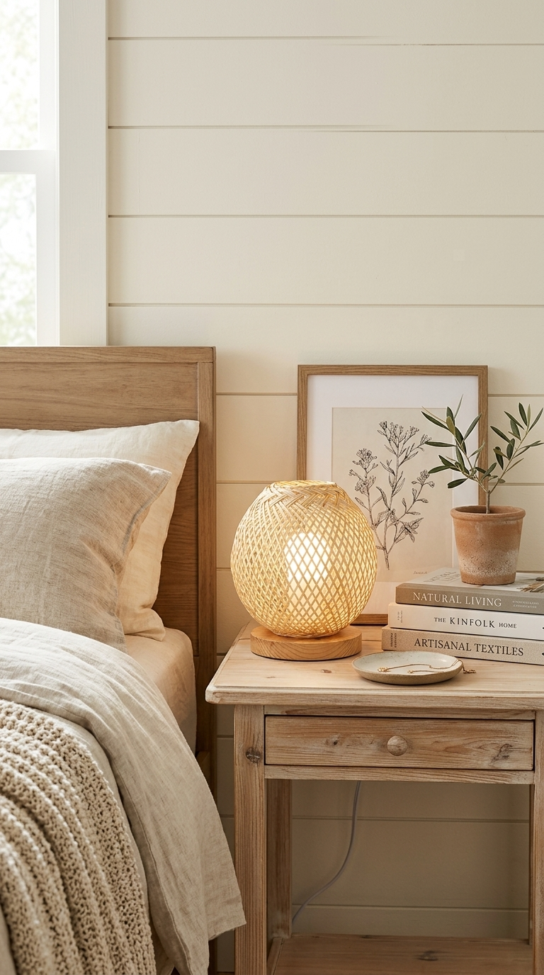 Bambus-Boho-Tischlampe – CHI NA